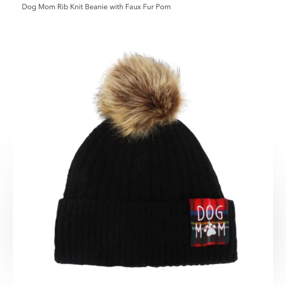 Dog mom beanie